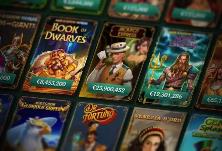 Copertina di un gioco nella lobby di CrownPlay